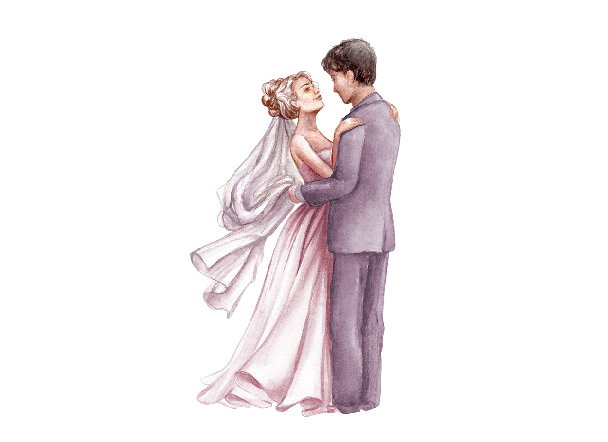 Il matrimonio in stile Watercolor